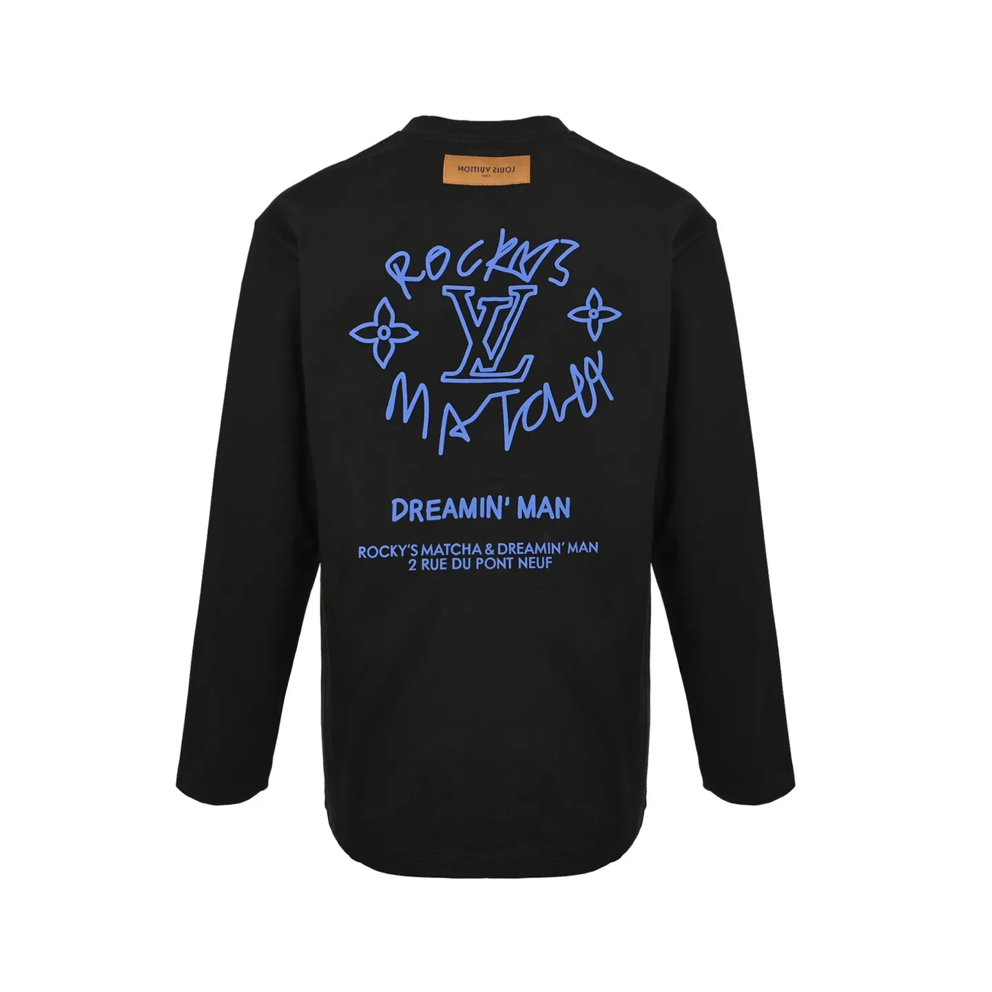 Louis Vuitton/Louis Vuitton 25Fw Dreamer graffiti slogan new flower long-sleeved T-shirt